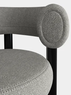 Tom Dixon Bar & Counter Stools*Fat Black Steel 75cm Bar Stool