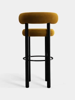 Tom Dixon Bar & Counter Stools*Fat Black Steel 75cm Bar Stool