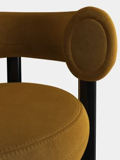 Tom Dixon Bar & Counter Stools*Fat Black Steel 75cm Bar Stool