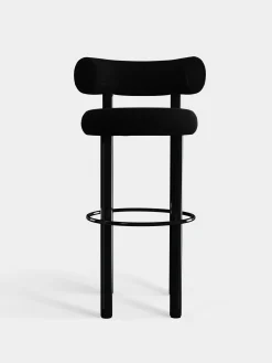 Tom Dixon Bar & Counter Stools*Fat Black Steel 75cm Bar Stool