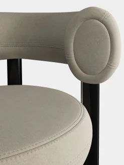 Tom Dixon Bar & Counter Stools*Fat Black Steel 75cm Bar Stool