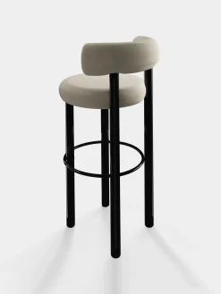Tom Dixon Bar & Counter Stools*Fat Black Steel 75cm Bar Stool