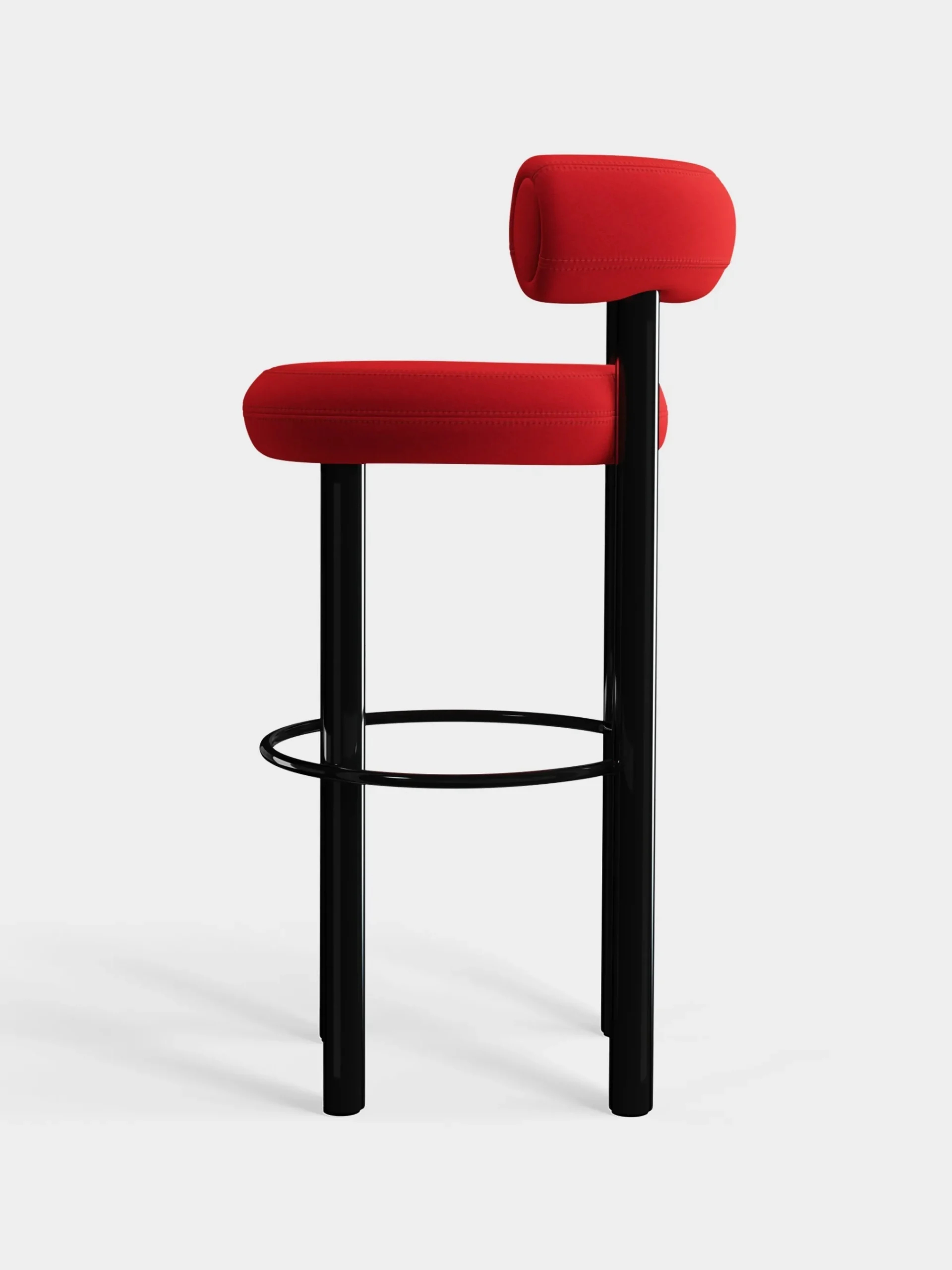 Tom Dixon Bar & Counter Stools*Fat Black Steel 75cm Bar Stool