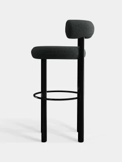 Tom Dixon Bar & Counter Stools*Fat Black Steel 75cm Bar Stool