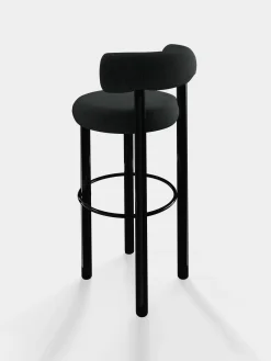 Tom Dixon Bar & Counter Stools*Fat Black Steel 75cm Bar Stool