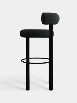 Tom Dixon Bar & Counter Stools*Fat Black Steel 75cm Bar Stool
