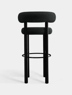 Tom Dixon Bar & Counter Stools*Fat Black Steel 75cm Bar Stool