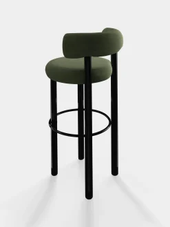 Tom Dixon Bar & Counter Stools*Fat Black Steel 75cm Bar Stool