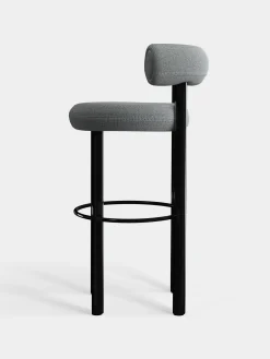 Tom Dixon Bar & Counter Stools*Fat Black Steel 75cm Bar Stool
