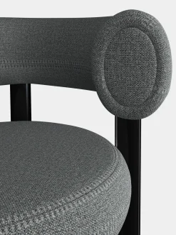 Tom Dixon Bar & Counter Stools*Fat Black Steel 75cm Bar Stool