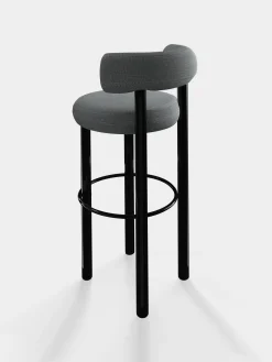 Tom Dixon Bar & Counter Stools*Fat Black Steel 75cm Bar Stool