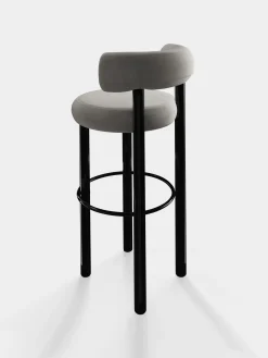 Tom Dixon Bar & Counter Stools*Fat Black Steel 75cm Bar Stool