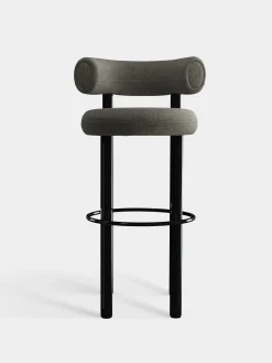 Tom Dixon Bar & Counter Stools*Fat Black Steel 75cm Bar Stool