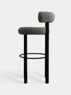 Tom Dixon Bar & Counter Stools*Fat Black Steel 75cm Bar Stool