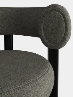 Tom Dixon Bar & Counter Stools*Fat Black Steel 75cm Bar Stool