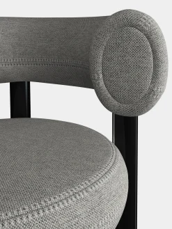 Tom Dixon Bar & Counter Stools*Fat Black Steel 75cm Bar Stool