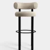 Tom Dixon Bar & Counter Stools*Fat Black Steel 75cm Bar Stool