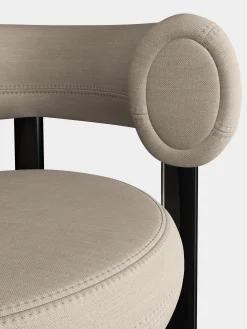 Tom Dixon Bar & Counter Stools*Fat Black Steel 75cm Bar Stool