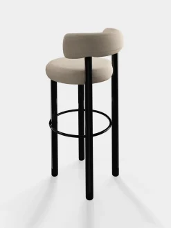 Tom Dixon Bar & Counter Stools*Fat Black Steel 75cm Bar Stool