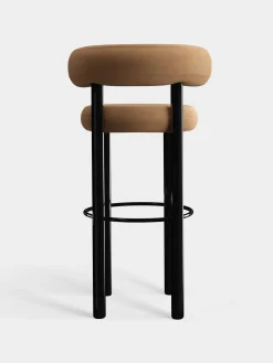 Tom Dixon Bar & Counter Stools*Fat Black Steel 75cm Bar Stool