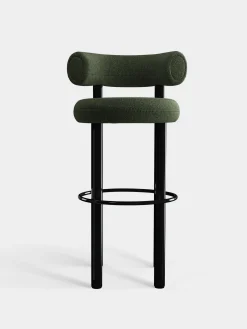 Tom Dixon Bar & Counter Stools*Fat Black Steel 75cm Bar Stool
