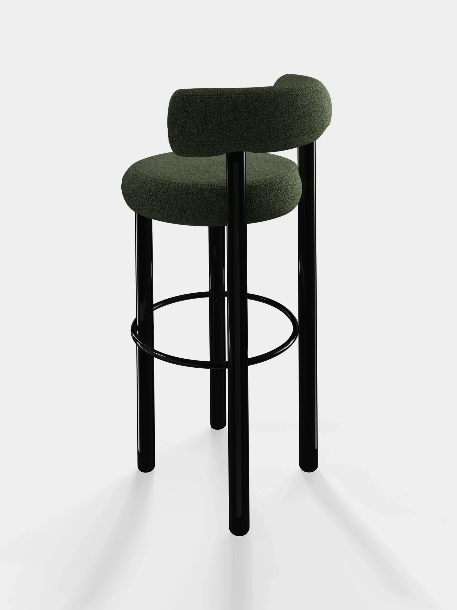 Tom Dixon Bar & Counter Stools*Fat Black Steel 75cm Bar Stool