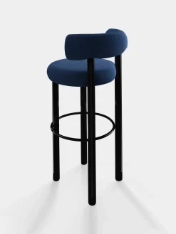 Tom Dixon Bar & Counter Stools*Fat Black Steel 75cm Bar Stool