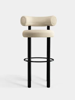 Tom Dixon Bar & Counter Stools*Fat Black Steel 75cm Bar Stool