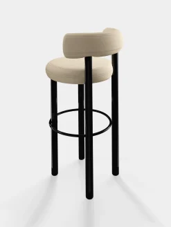 Tom Dixon Bar & Counter Stools*Fat Black Steel 75cm Bar Stool