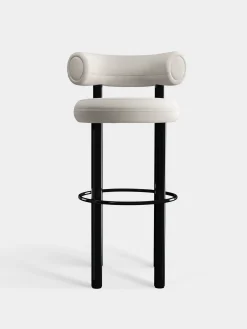 Tom Dixon Bar & Counter Stools*Fat Black Steel 75cm Bar Stool