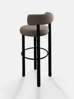 Tom Dixon Bar & Counter Stools*Fat Black Steel 75cm Bar Stool