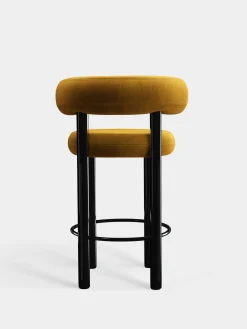 Tom Dixon Bar & Counter Stools*Fat Black Steel 65cm Counter Stool
