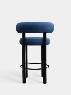 Tom Dixon Bar & Counter Stools*Fat Black Steel 65cm Counter Stool
