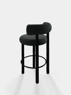 Tom Dixon Bar & Counter Stools*Fat Black Steel 65cm Counter Stool
