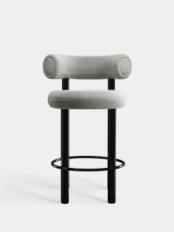 Tom Dixon Bar & Counter Stools*Fat Black Steel 65cm Counter Stool