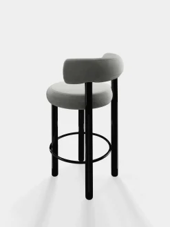 Tom Dixon Bar & Counter Stools*Fat Black Steel 65cm Counter Stool
