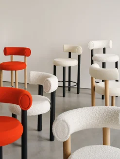 Tom Dixon Bar & Counter Stools*Fat Black Steel 65cm Counter Stool