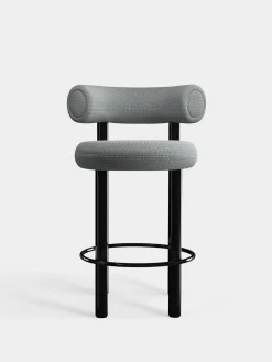 Tom Dixon Bar & Counter Stools*Fat Black Steel 65cm Counter Stool