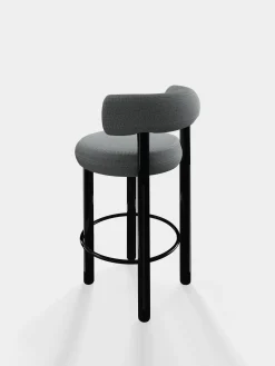 Tom Dixon Bar & Counter Stools*Fat Black Steel 65cm Counter Stool