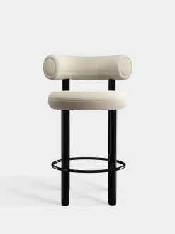 Tom Dixon Bar & Counter Stools*Fat Black Steel 65cm Counter Stool
