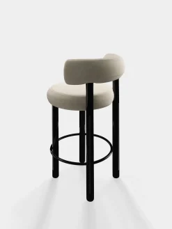 Tom Dixon Bar & Counter Stools*Fat Black Steel 65cm Counter Stool