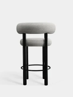 Tom Dixon Bar & Counter Stools*Fat Black Steel 65cm Counter Stool
