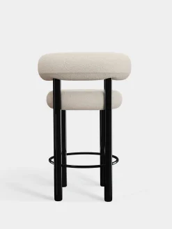 Tom Dixon Bar & Counter Stools*Fat Black Steel 65cm Counter Stool