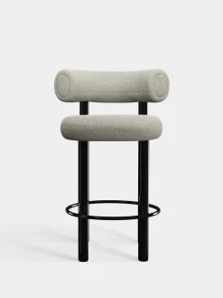 Tom Dixon Bar & Counter Stools*Fat Black Steel 65cm Counter Stool