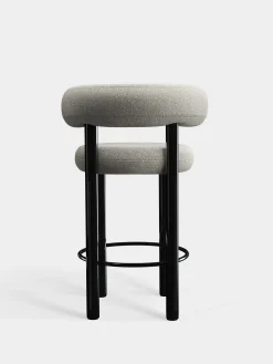 Tom Dixon Bar & Counter Stools*Fat Black Steel 65cm Counter Stool