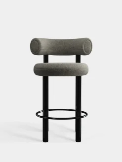 Tom Dixon Bar & Counter Stools*Fat Black Steel 65cm Counter Stool