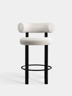 Tom Dixon Bar & Counter Stools*Fat Black Steel 65cm Counter Stool