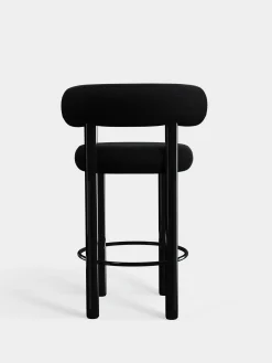 Tom Dixon Bar & Counter Stools*Fat Black Steel 65cm Counter Stool