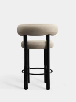 Tom Dixon Bar & Counter Stools*Fat Black Steel 65cm Counter Stool