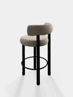Tom Dixon Bar & Counter Stools*Fat Black Steel 65cm Counter Stool